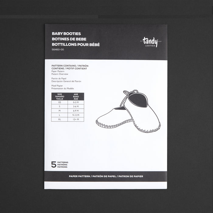 Baby Booties Paper Pattern