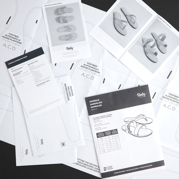 Sandal Paper Pattern