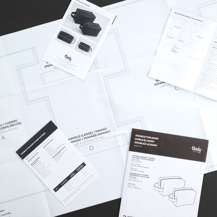 Double Dopp Paper Pattern