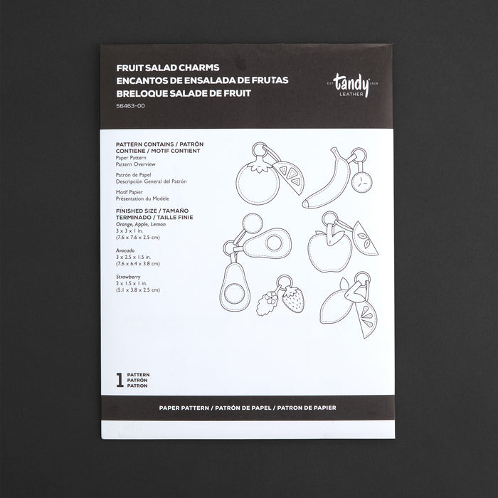 Fruit Salad Charms Paper Pattern