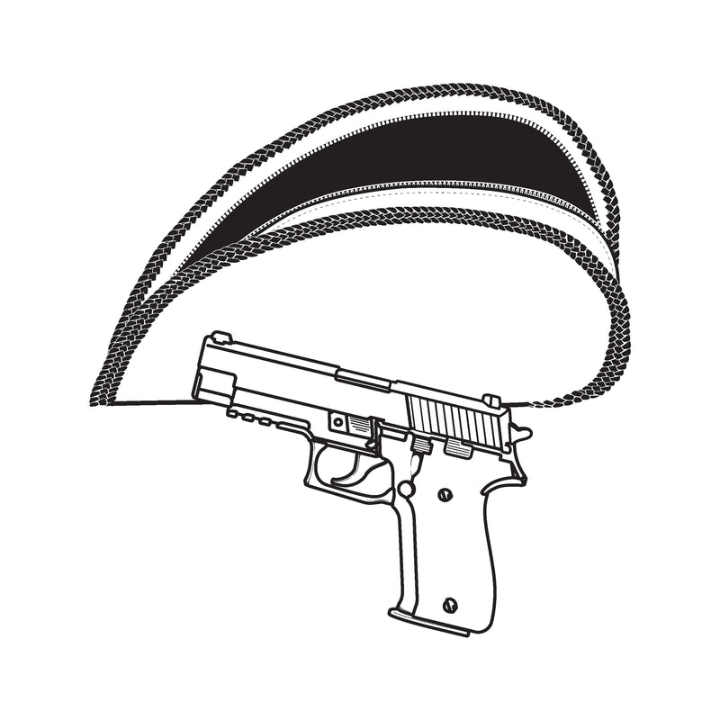 Pistol Caddy Paper Pattern