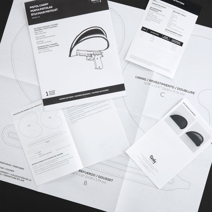 Pistol Caddy Paper Pattern