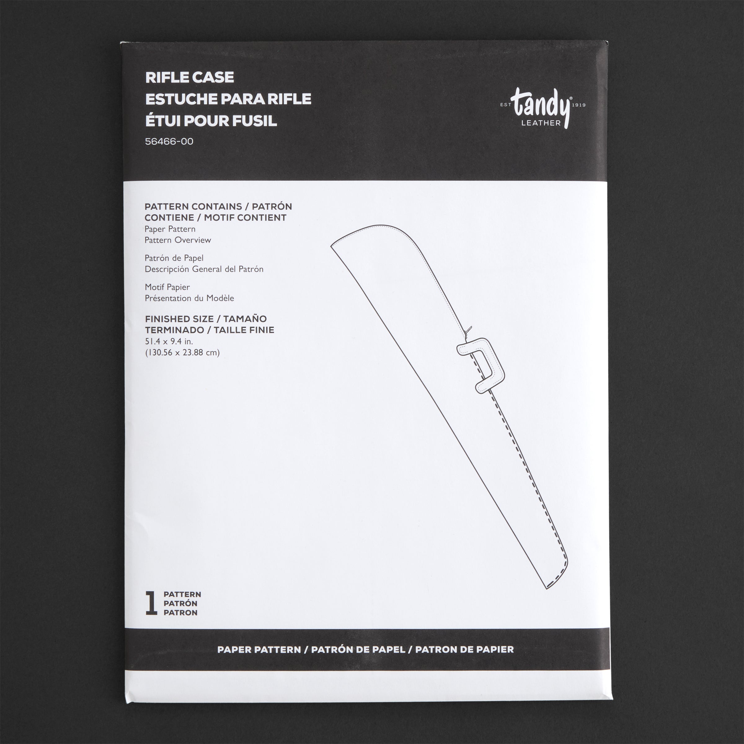 Rifle Case Paper Pattern | Tandy Leather — Tandy Leather, Inc.