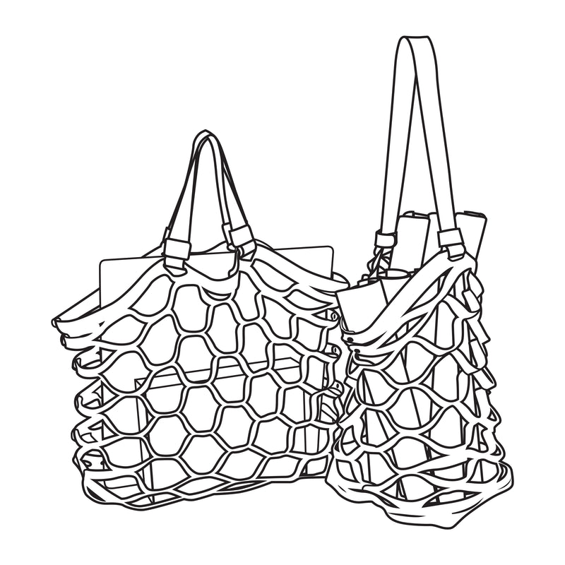 Accordion Bags Paper Pattern