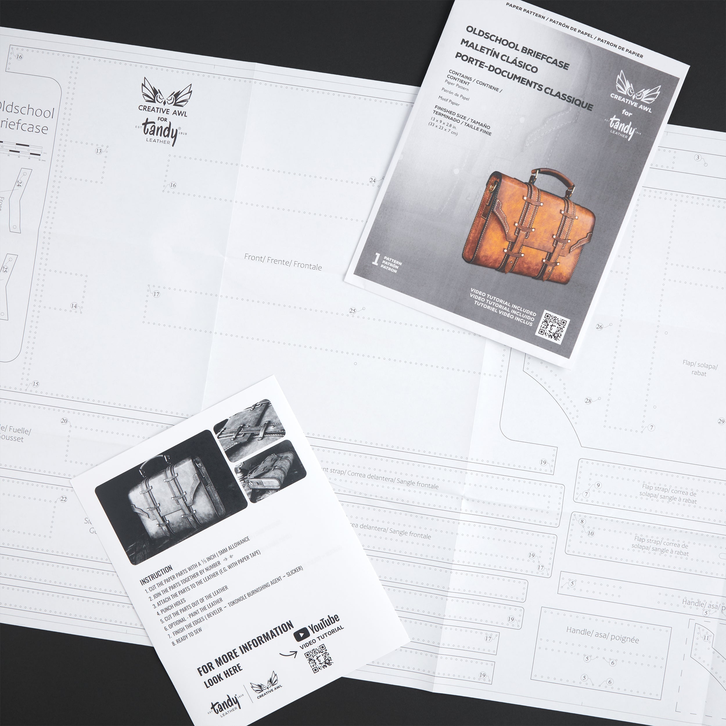 Creative Awl Old-School Briefcase Paper | Tandy Leather — Tandy