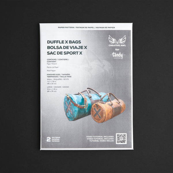 Creative Awl X Duffle Bag Paper Pattern | Tandy Leather — Tandy