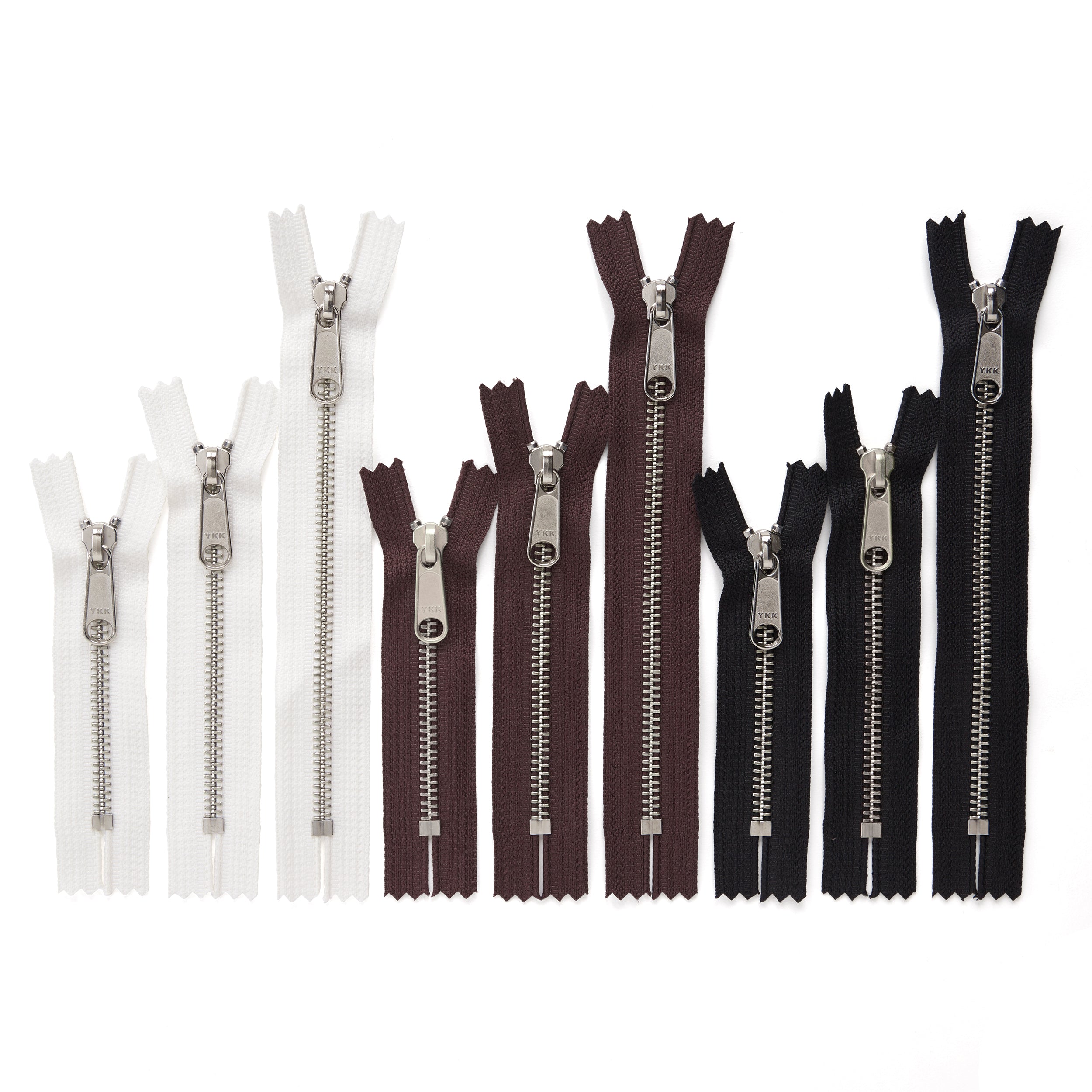 パーツ YKK YKK #5 Nickel Plate Complete Zipper | Tandy Leather — Tandy