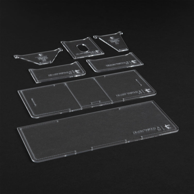 Dillon Trifold Wallet Acrylic Template