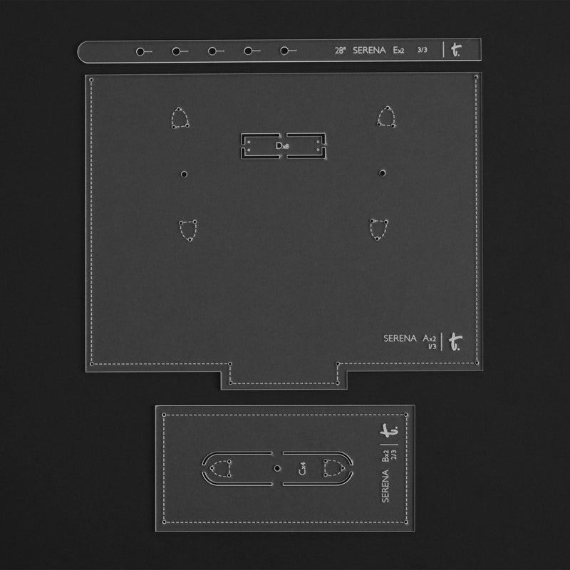 Serena Satchel Acrylic Template
