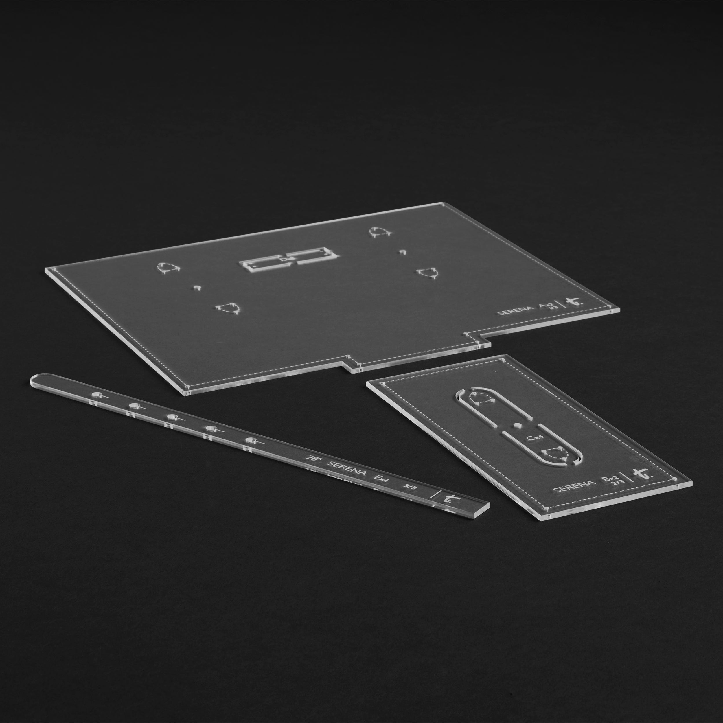 Serena Satchel Acrylic Template — Tandy Leather, Inc.