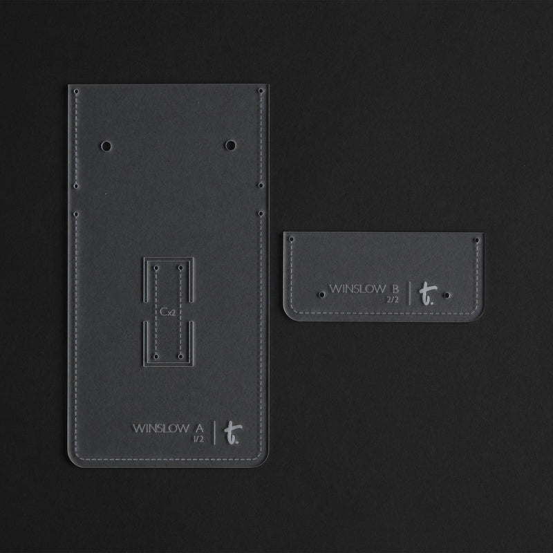 Winslow Small Wallet Acrylic Template