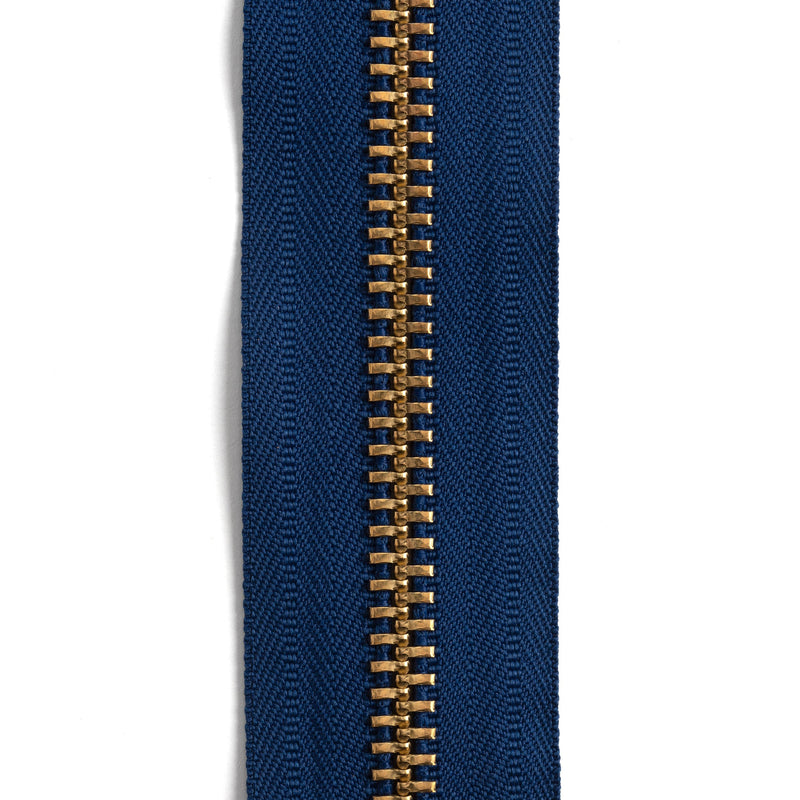 Cinta de cremallera de latón YKK n.º 10 de 1,8 m (6 pies)