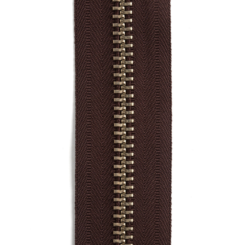 YKK #10 Nickel Plate Zipper Tape 6 ft. (1.8 m)