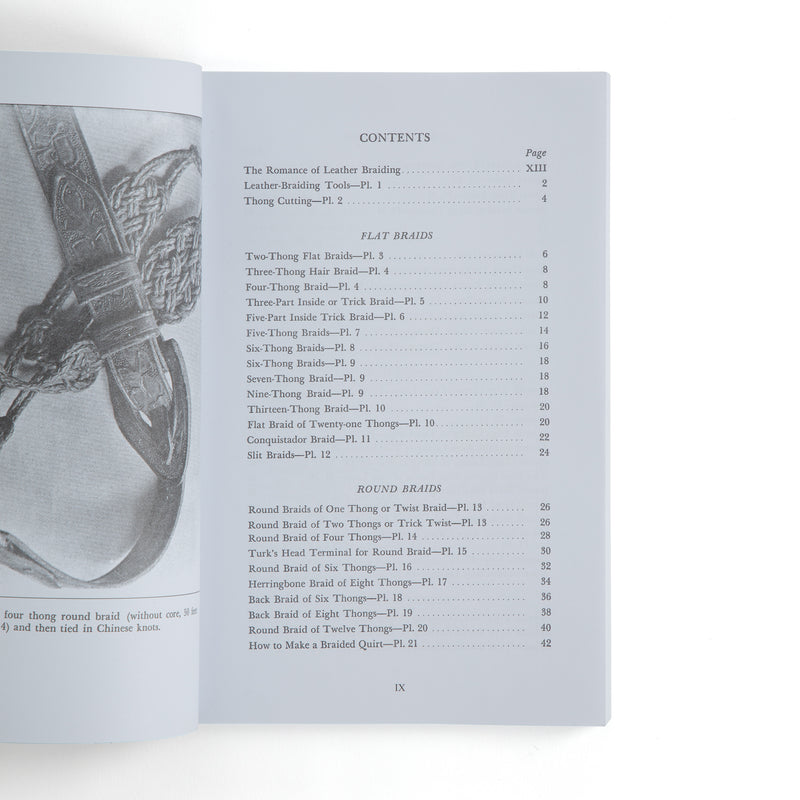 Livre de tressage de cuir