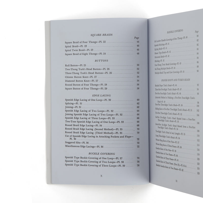 Livre de tressage de cuir