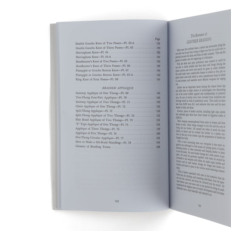 Livre de tressage de cuir