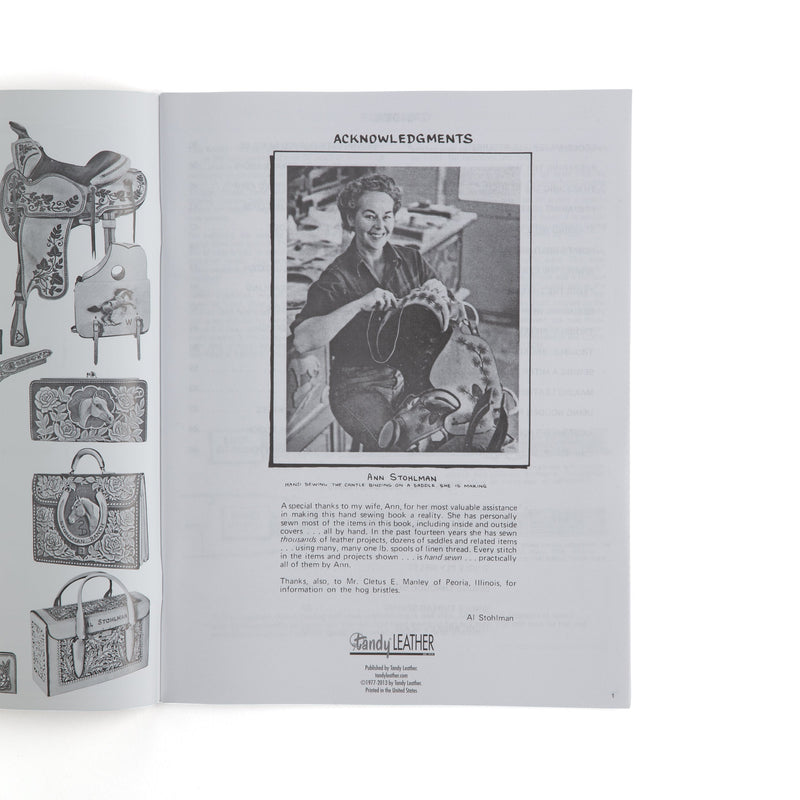 The Art Of Hand Sewing Leather Book
