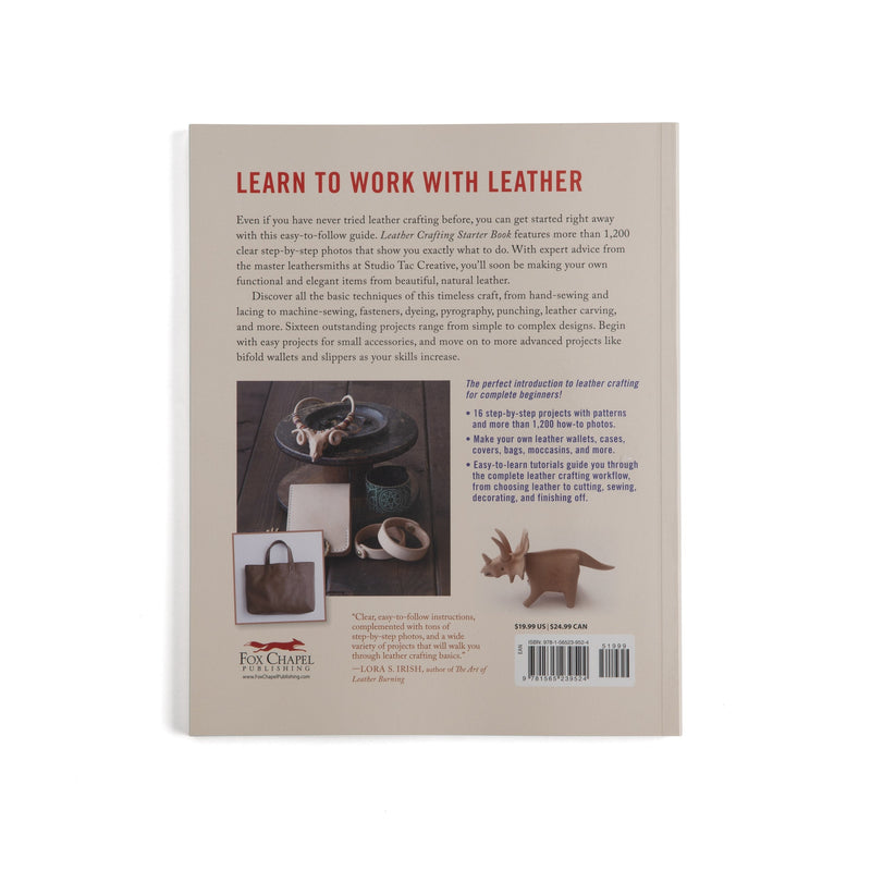 Livre d'initiation à l'artisanat du cuir