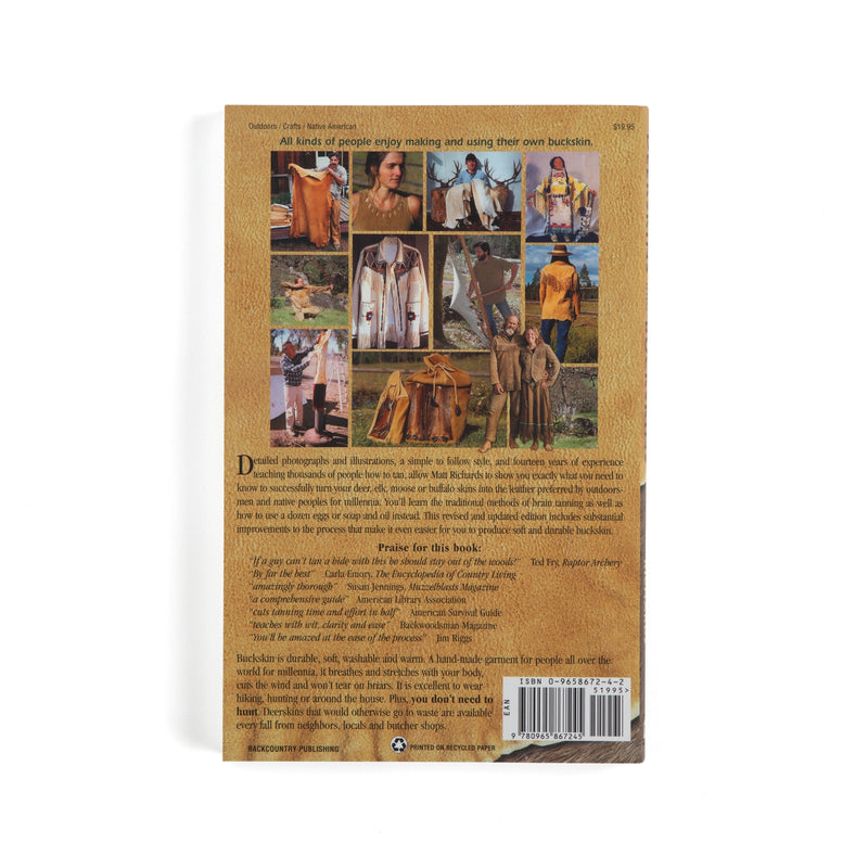 Libro de pieles de venado en pieles de ante