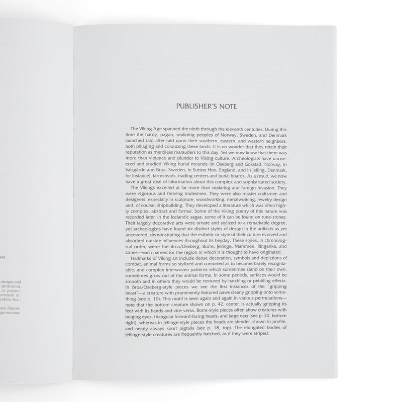 Livre de motifs vikings