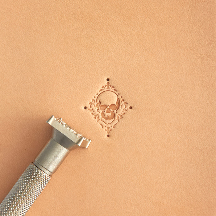 Craftool® Fleur-di-Lis Skull Stamp