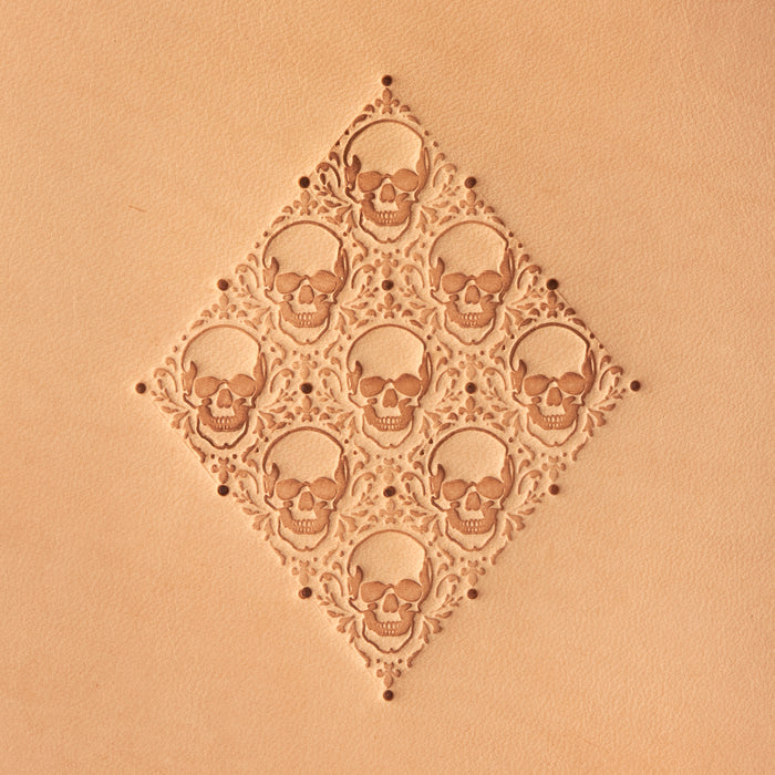 Craftool® Fleur-di-Lis Skull Stamp