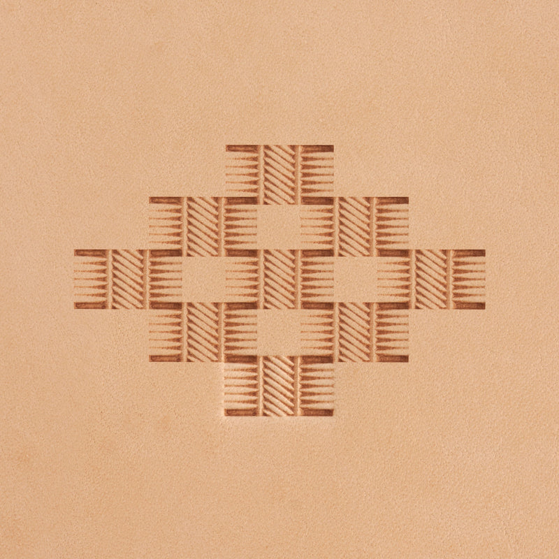 Craftool® Diagonal Center Basketweave Stamp