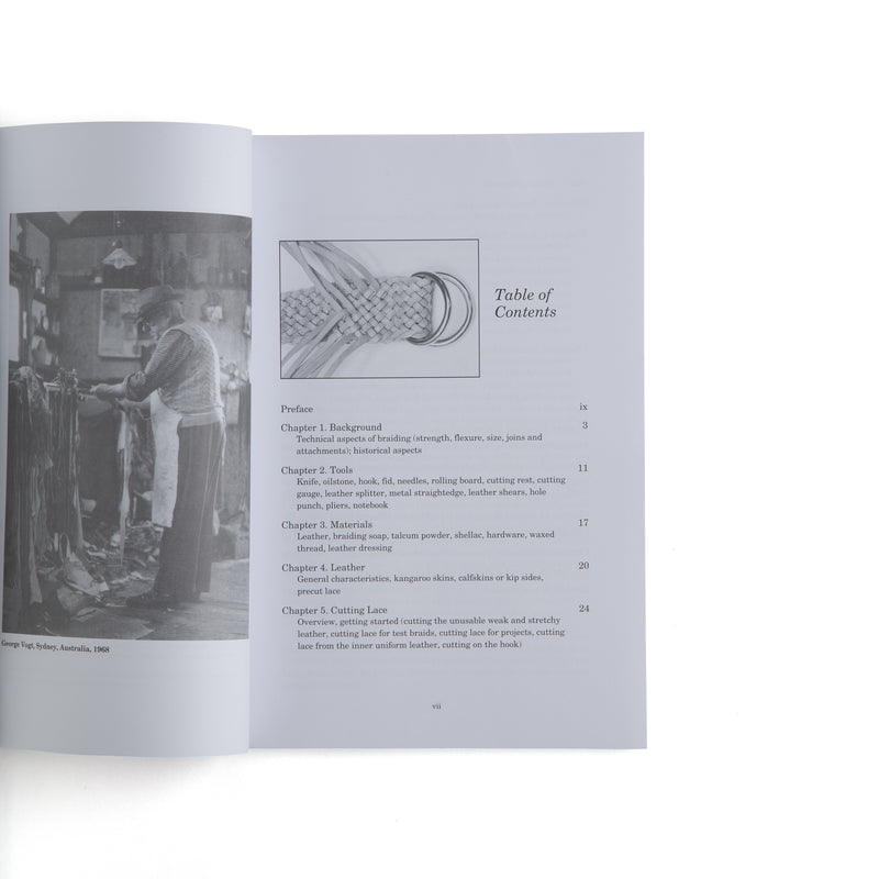 Braiding Fine Leather Book