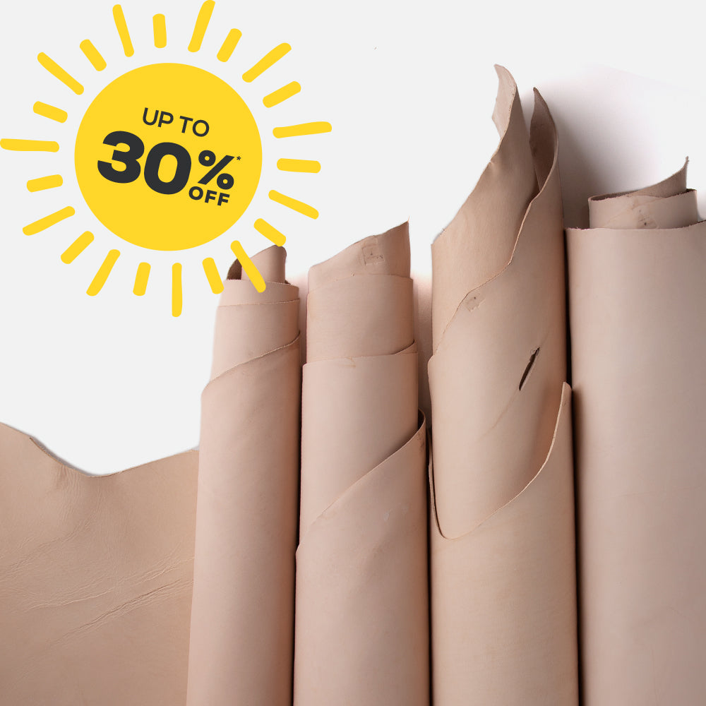 Veg-Tan Leather on Sale - Up to 30% Off*