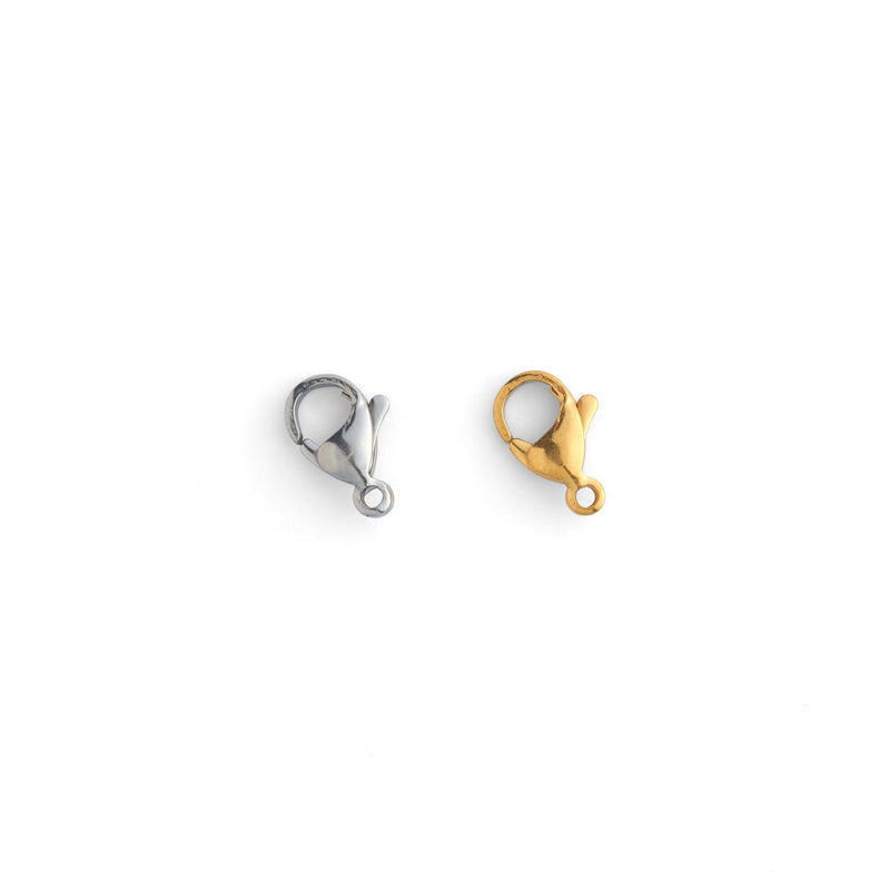 Stainless Steel Lobster Clasps 10 Pack