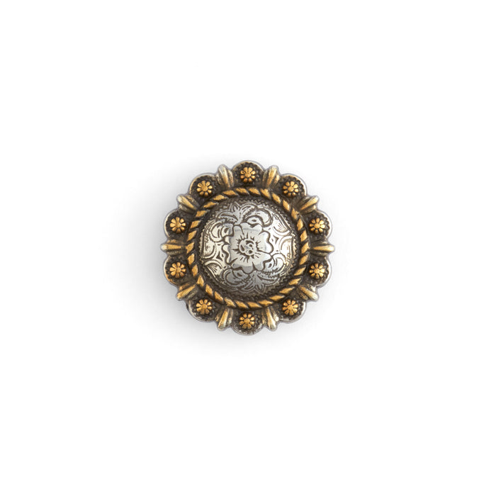 Roped Berry Round Conchos