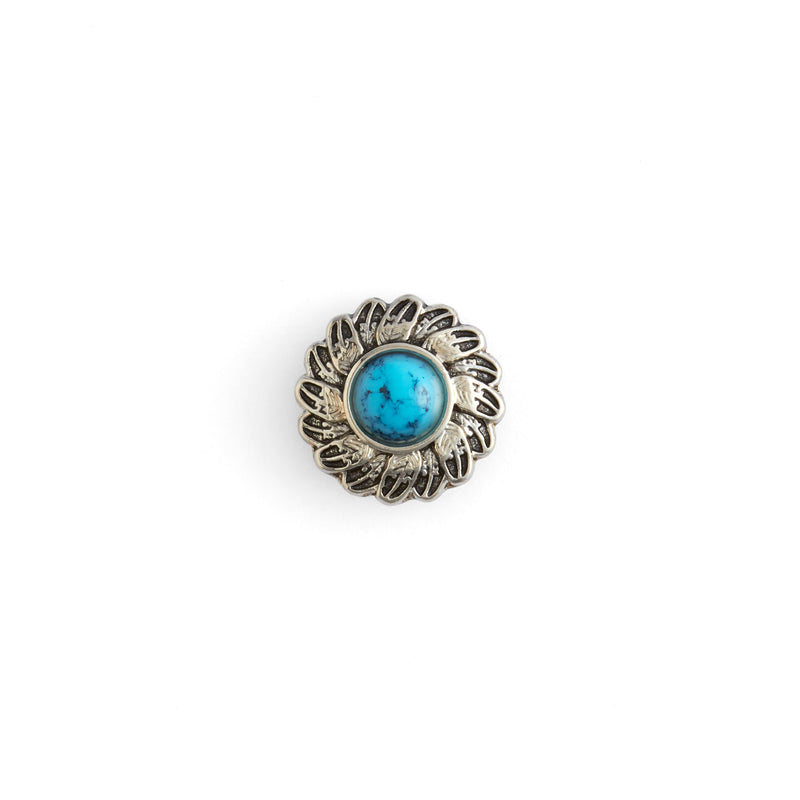 Conchos Pluma Turquesa