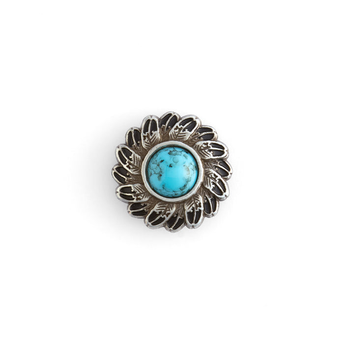 Conchos Plumes Turquoise