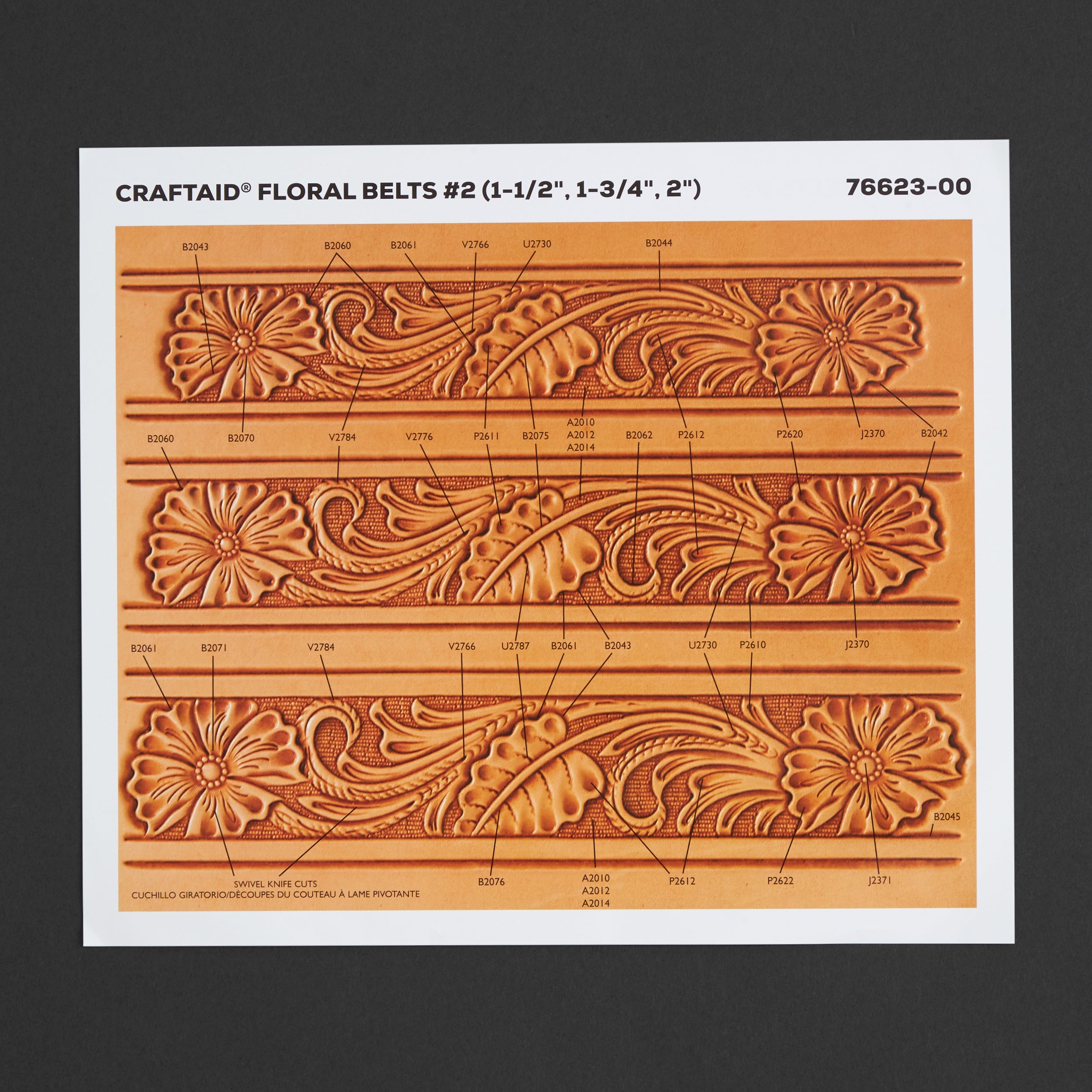 Floral Belts Craftaid® #2 | Tandy Leather — Tandy Leather, Inc.