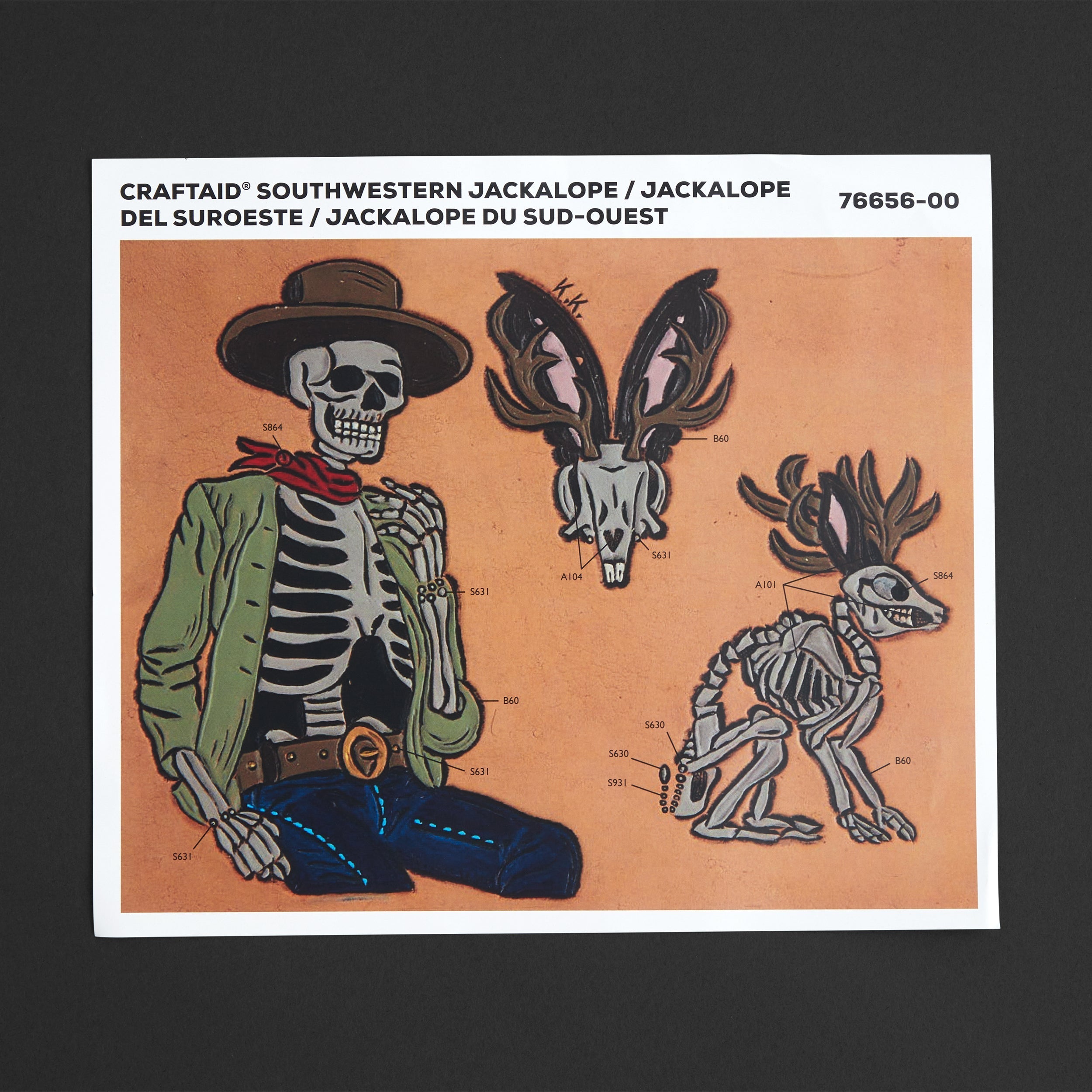 Southwestern Jackalope Craftaid® | Tandy Leather — Tandy Leather, Inc.