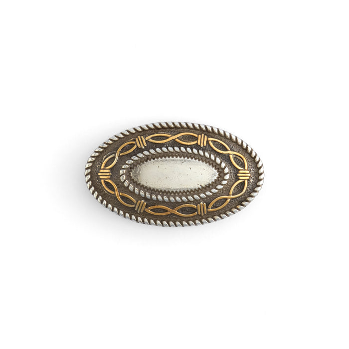 Lot - Wilson Dawes, Concho Style Silver Buckle With a Cow Skull ca Lot - Wilson Dawes, Concho Style Silver Buckle With a Cow Skull ca