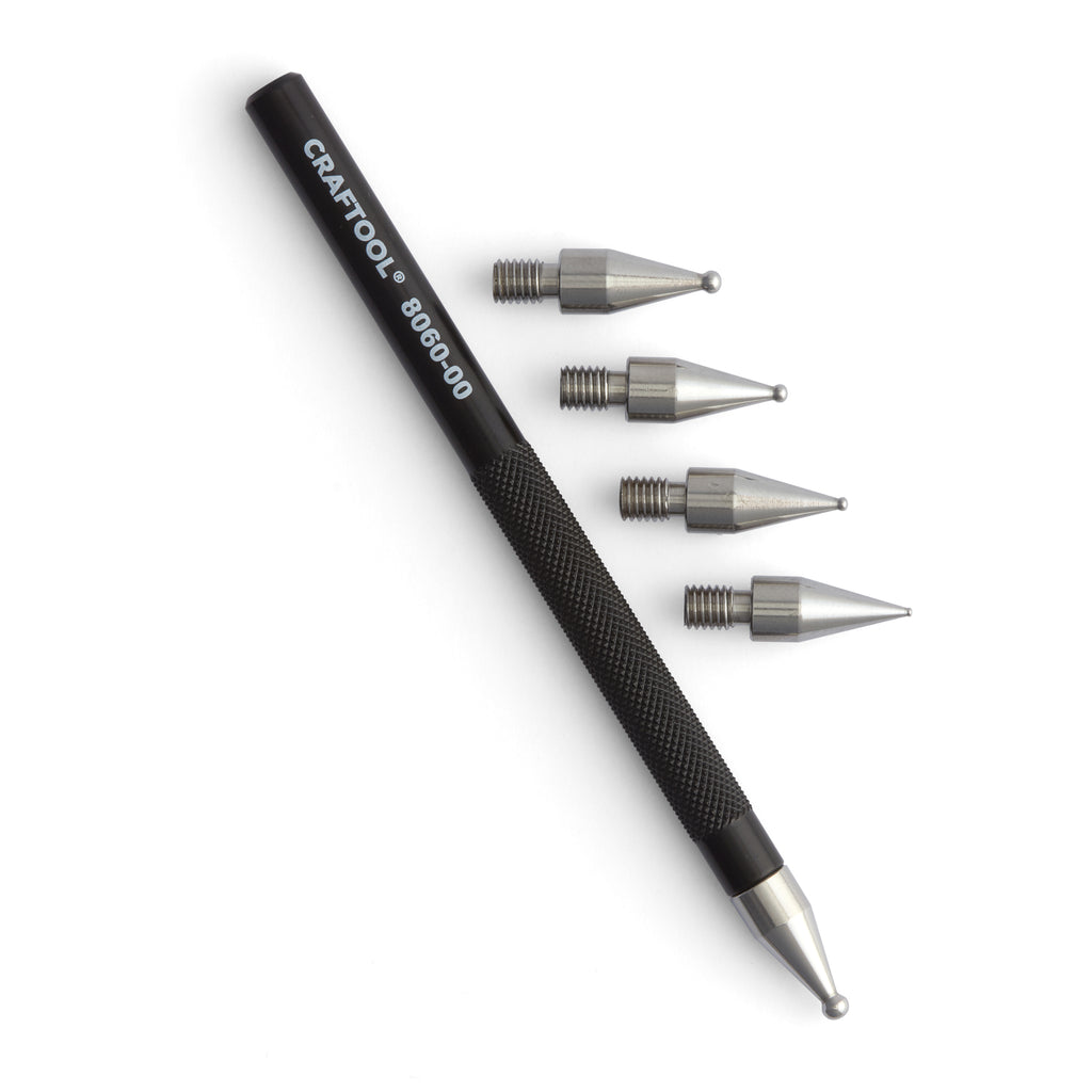 RAW STYLUS PUSHING AGAINST THE FLOW 2枚組 Craftool® Japanese Interchangeable Stylus | Tandy Leather — Tandy