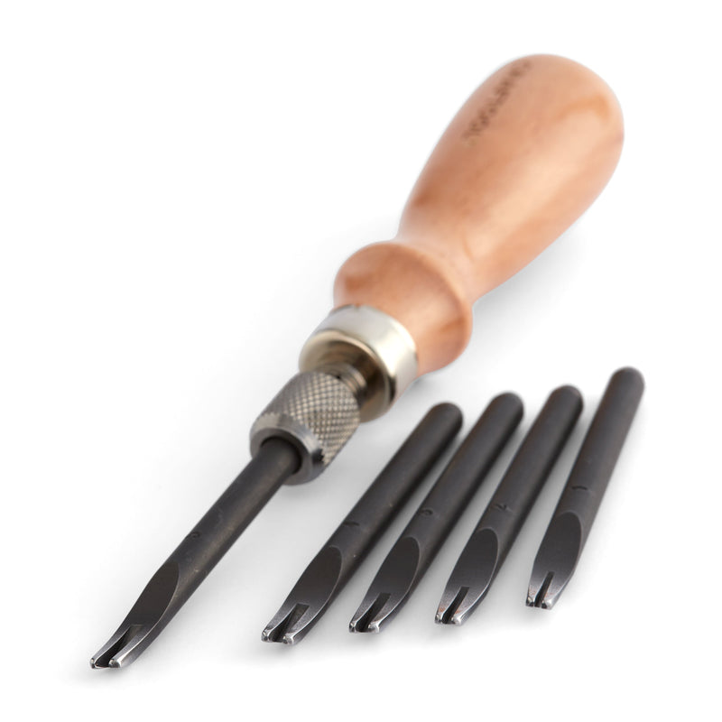 Craftool® Straight Edge Beveler 5-in-1 Set