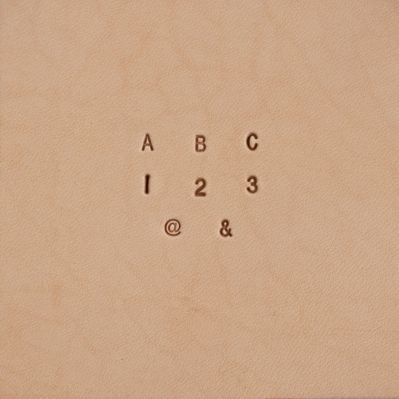 Craftool® Mini Narrow Alphabet & Number Stamp Set