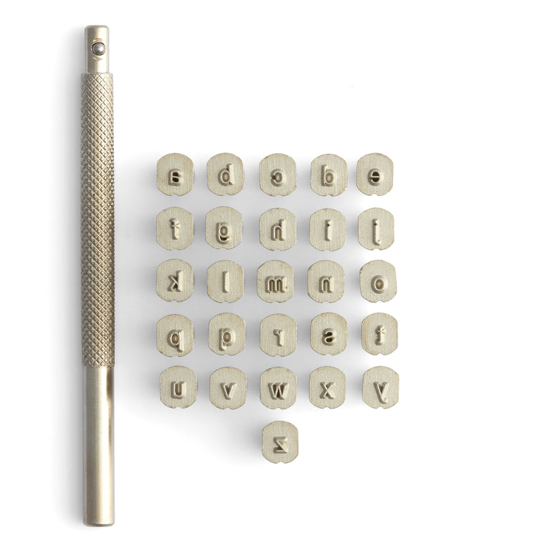 Craftool® Narrow Sans-Serif Alphabet Stamp Set