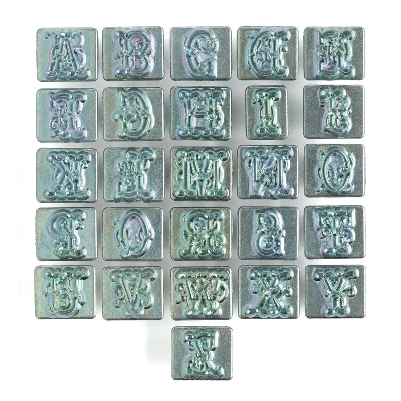 Craftool® Sheridan Flourish Alphabet Stamp Set