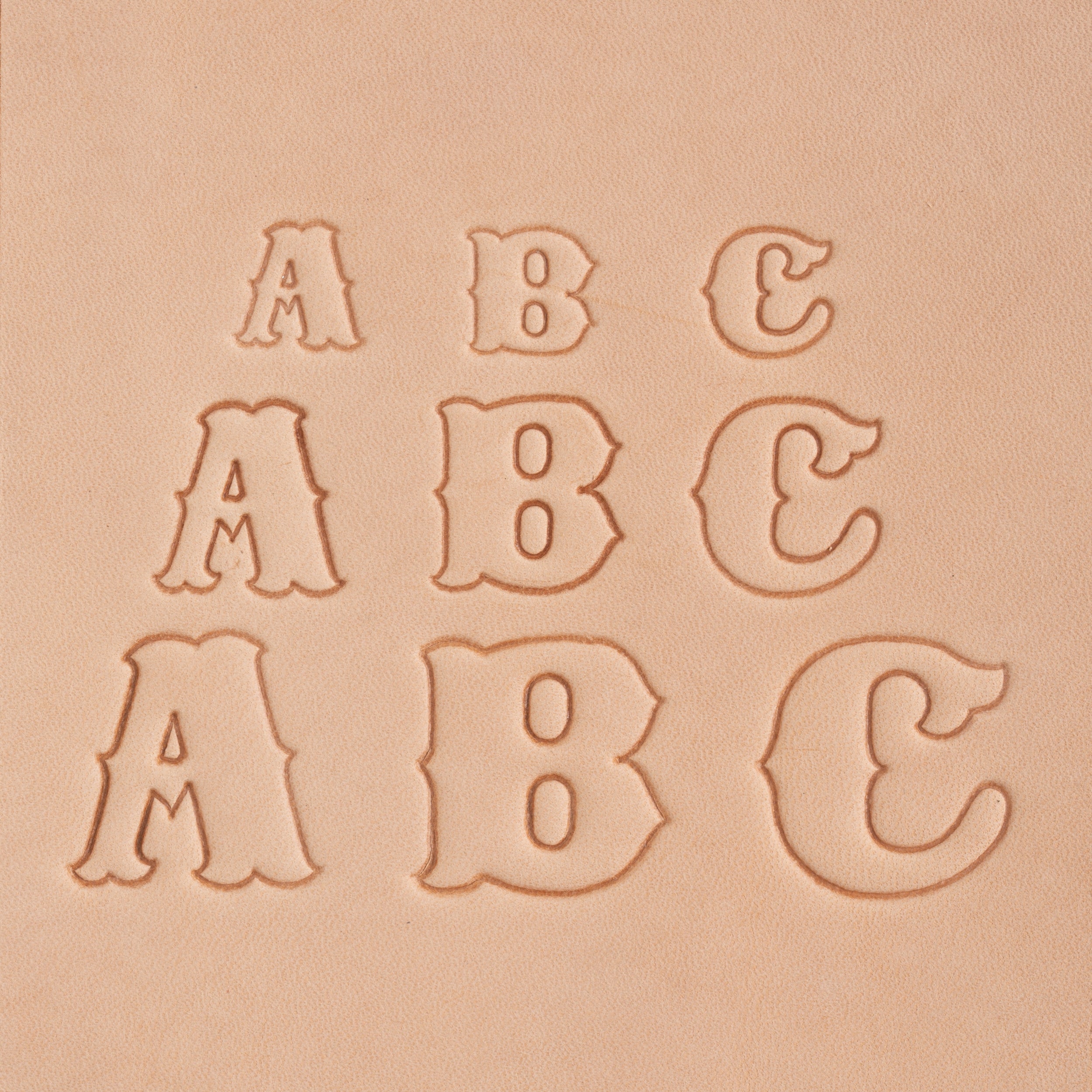 Craftool® Sheridan Alphabet Stamp Set | Tandy Leather — Tandy