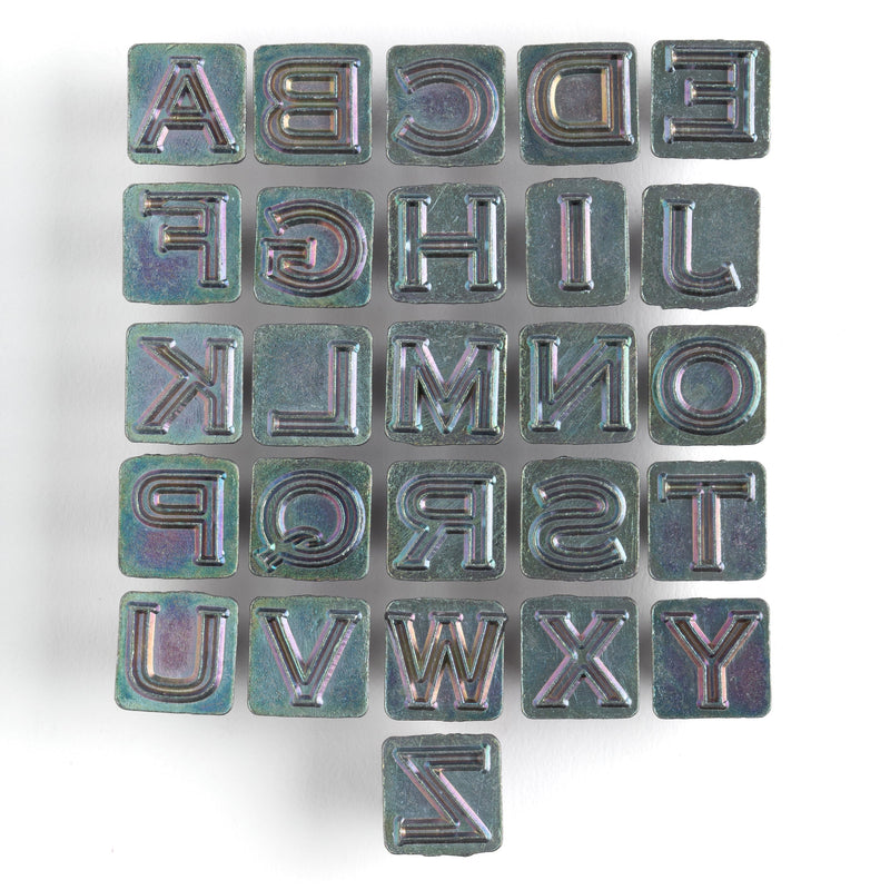 Craftool® Open-Face Alphabet Stamp Set