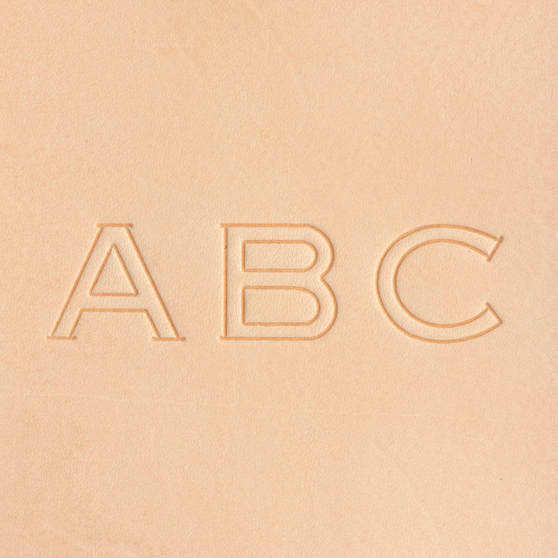Craftool® Open Face Alphabet Stamp Set