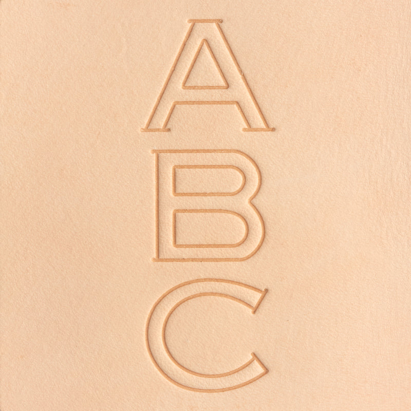 Juego de sellos con letras del alfabeto de cara abierta Craftool®