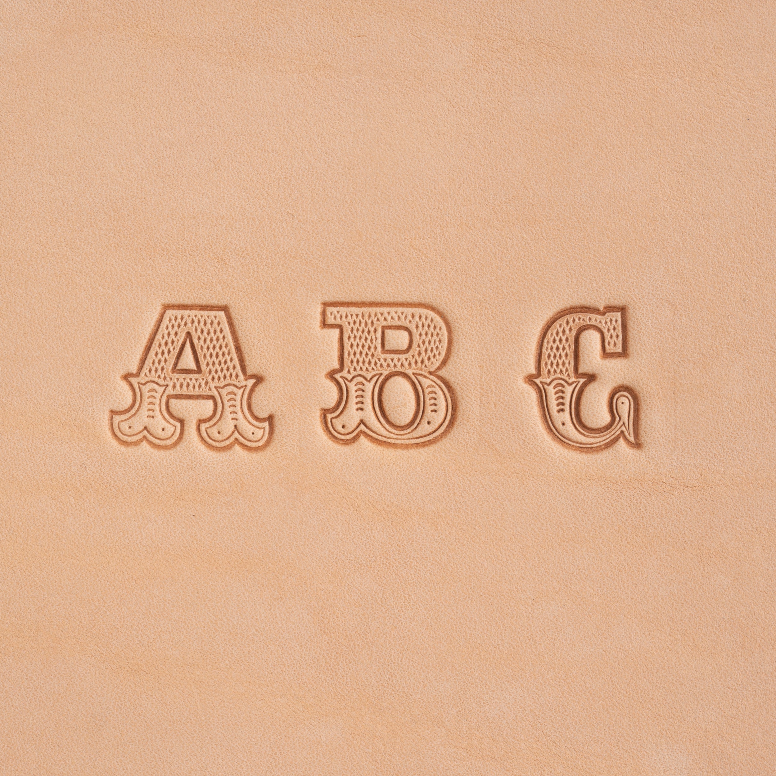 Craftool® Sheridan Leather Art Alphabet | Tandy Leather — Tandy