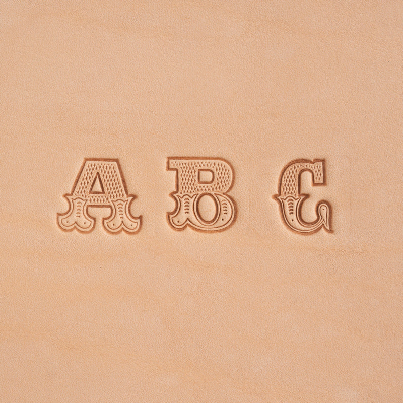 Craftool® Sheridan Leather Art Alphabet Stamp Set
