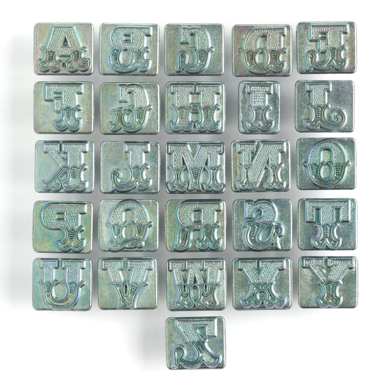 Craftool® Sheridan Leather Art Alphabet Stamp Set