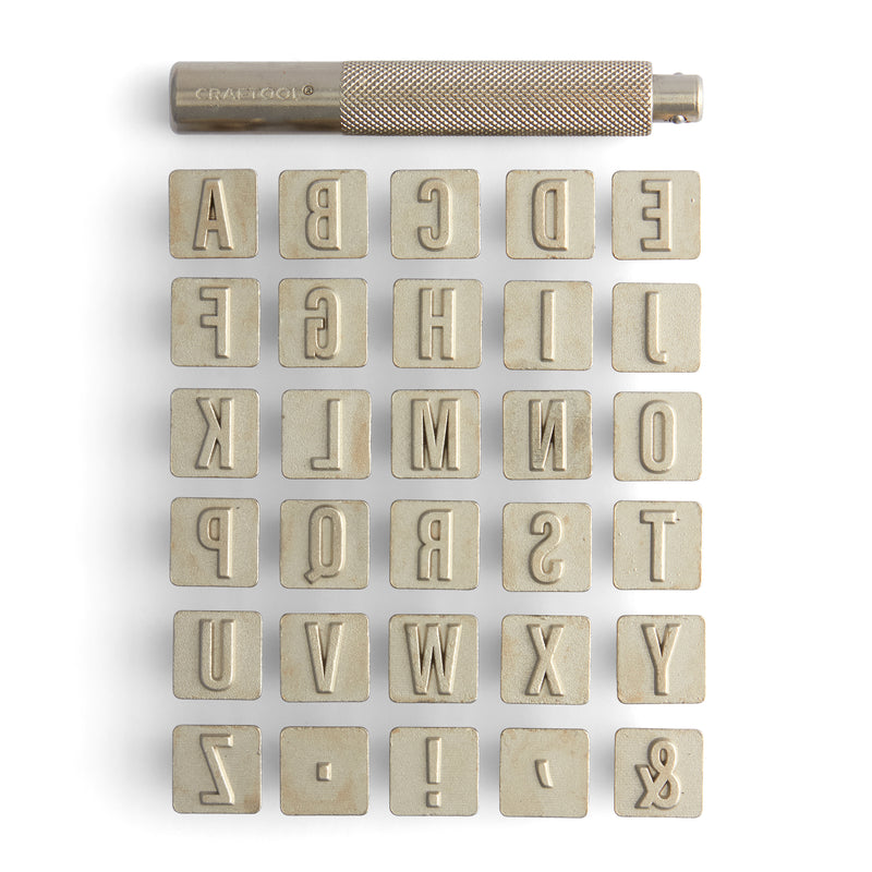Craftool® Monogram Alphabet Stamp Set