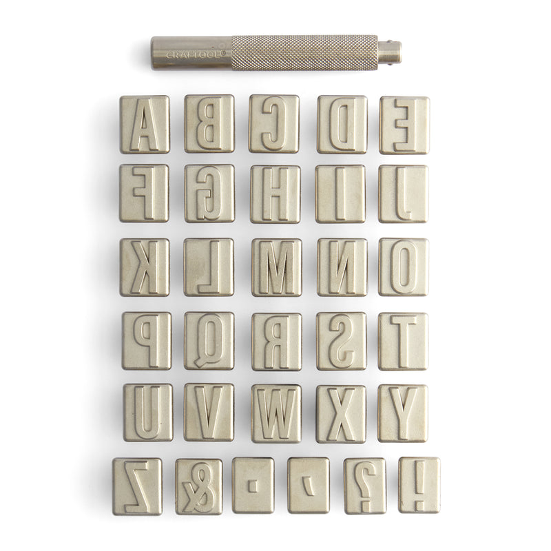 Craftool® Monogram Alphabet Stamp Set